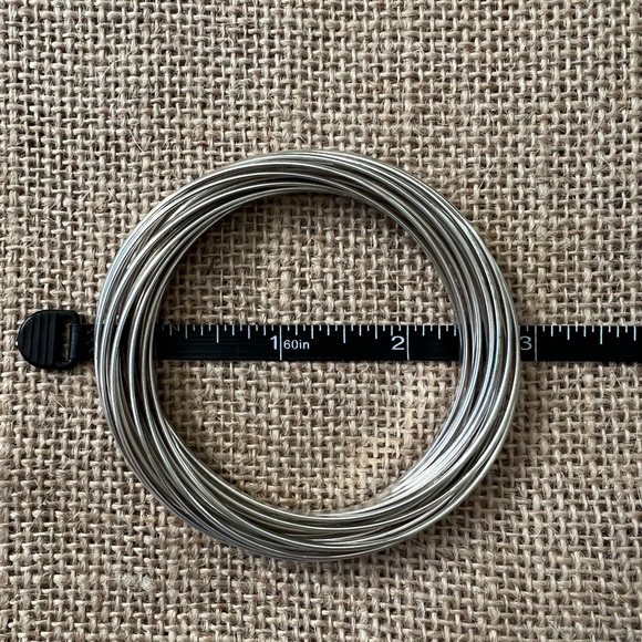 HOT Silpada .925 Sterling Silver 21 Bangle Salute Interlocking Bangles Bracelet - Picture 7 of 8